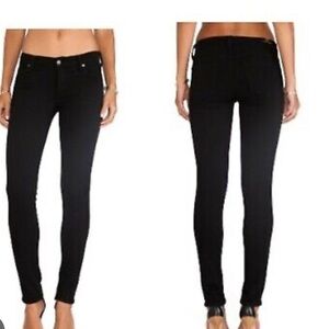 Citizens of Humanity stretchy black low rise skinny jeans